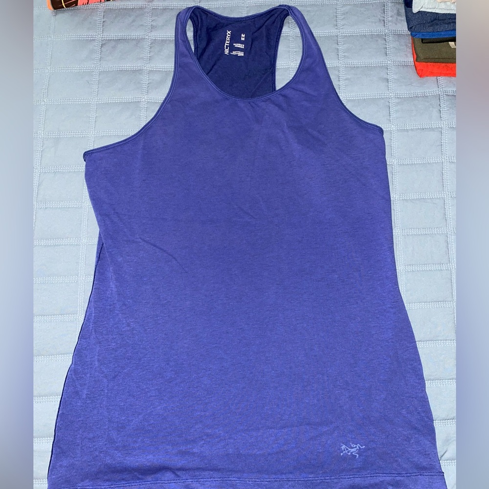 Arc'teryx Blue Athletic Tank Top